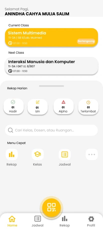 Home Screen UI